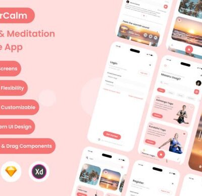 InnerCalm - Yoga & Meditation Mobile App