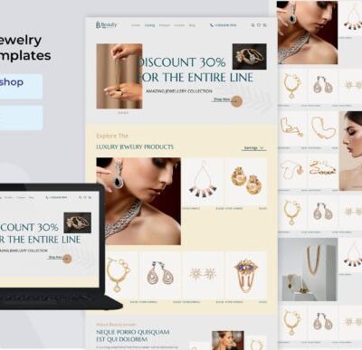 Shopify Jewelry E-commerce Website