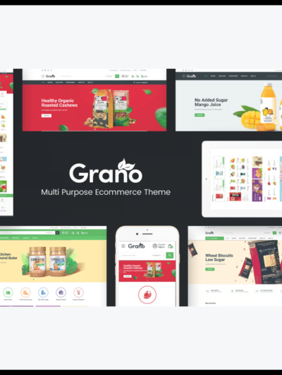 elements grano organic food opencart theme