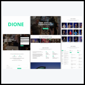 elements dione conference event wordpress theme