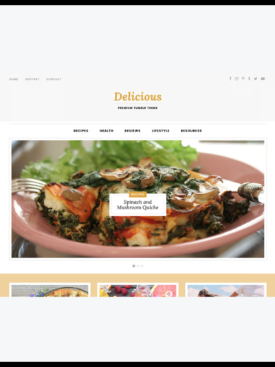 elements delicious tumblr theme