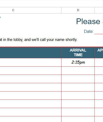 APPOINTMENT SIGN IN.xlsx