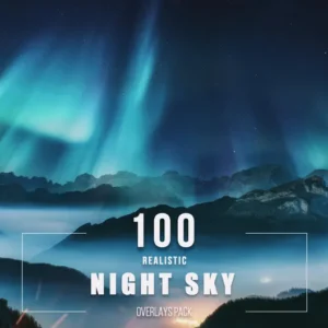 100 Night Sky Overlays