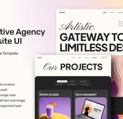 Artique - Creative Agency Website