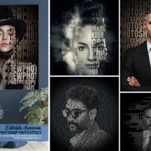 Editable Text Photo Effect