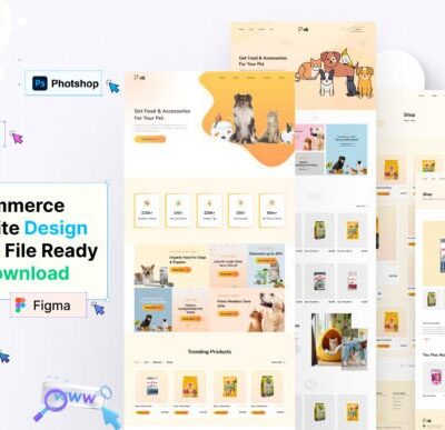 Pet E-commerce Website Figma Design