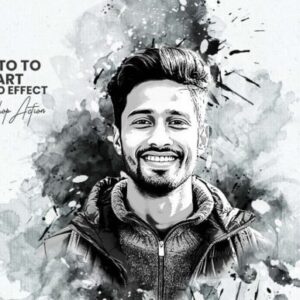 Photo to Ink Art Photoshop Action