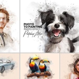 Photo to Painting Photoshop Action