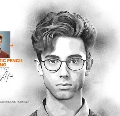 Realistic Pencil Drawing Action