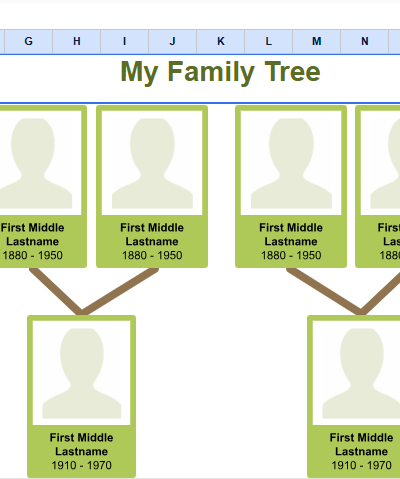 family tree with photos.xlsx