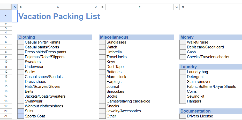 packing list.xlsx